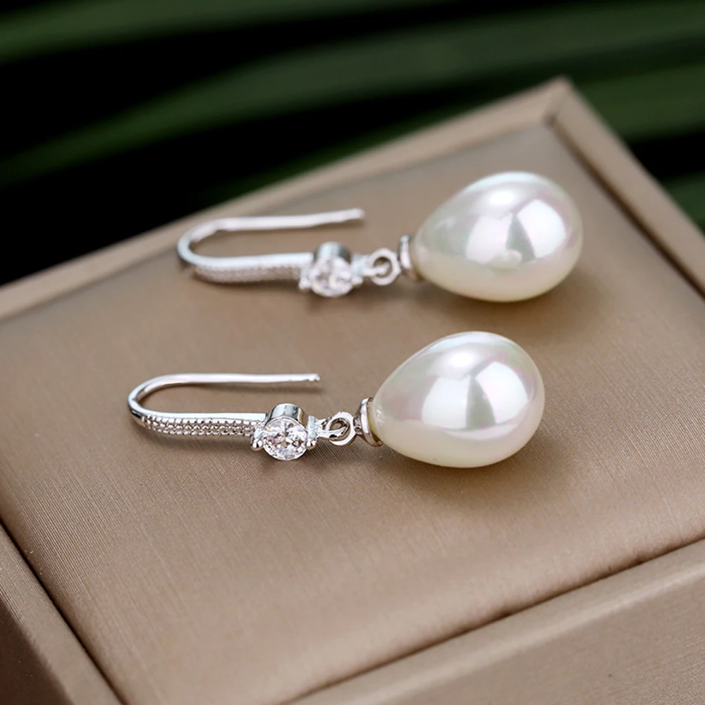 Orecchini Perla Pendente E Filo Diamanti - Fiorentino Milestone 1890 - Foto 6