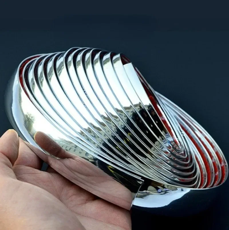 Car Door Moulding Trim Stickers 3M/5M Exterior Chrome Body Strip Bumper Auto 6MM 8MM 10MM 12MM 15MM 20MM 30MM