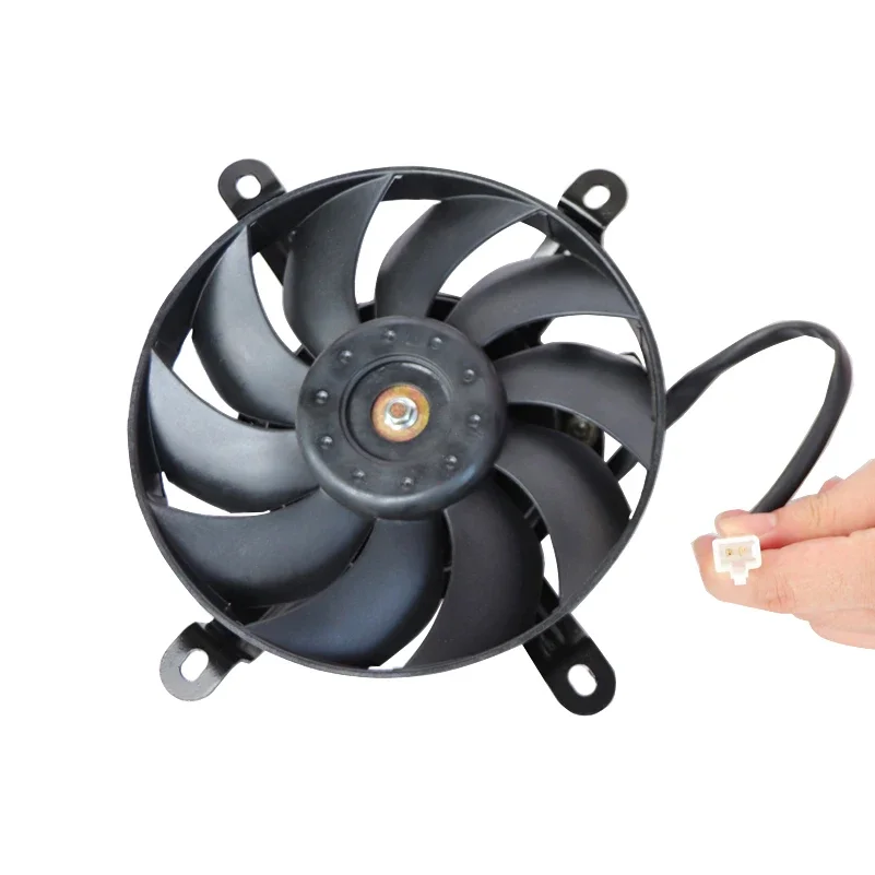 6 Inch Motocycle Radiator Fan 12V DC Engine Electric Cooling Large Flow Cooler for HONDA YAMAHA KAWASAKI SUZUKI GASGAS motorcycle cooling fan