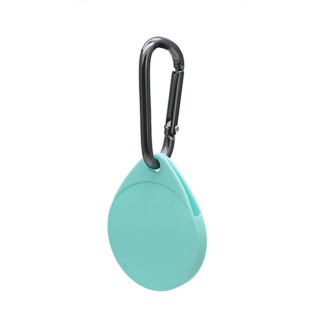 Liquid Silicone Protective Case For Airtag Cover Hangable Keychain Locator Tracker Cover For airtags Case