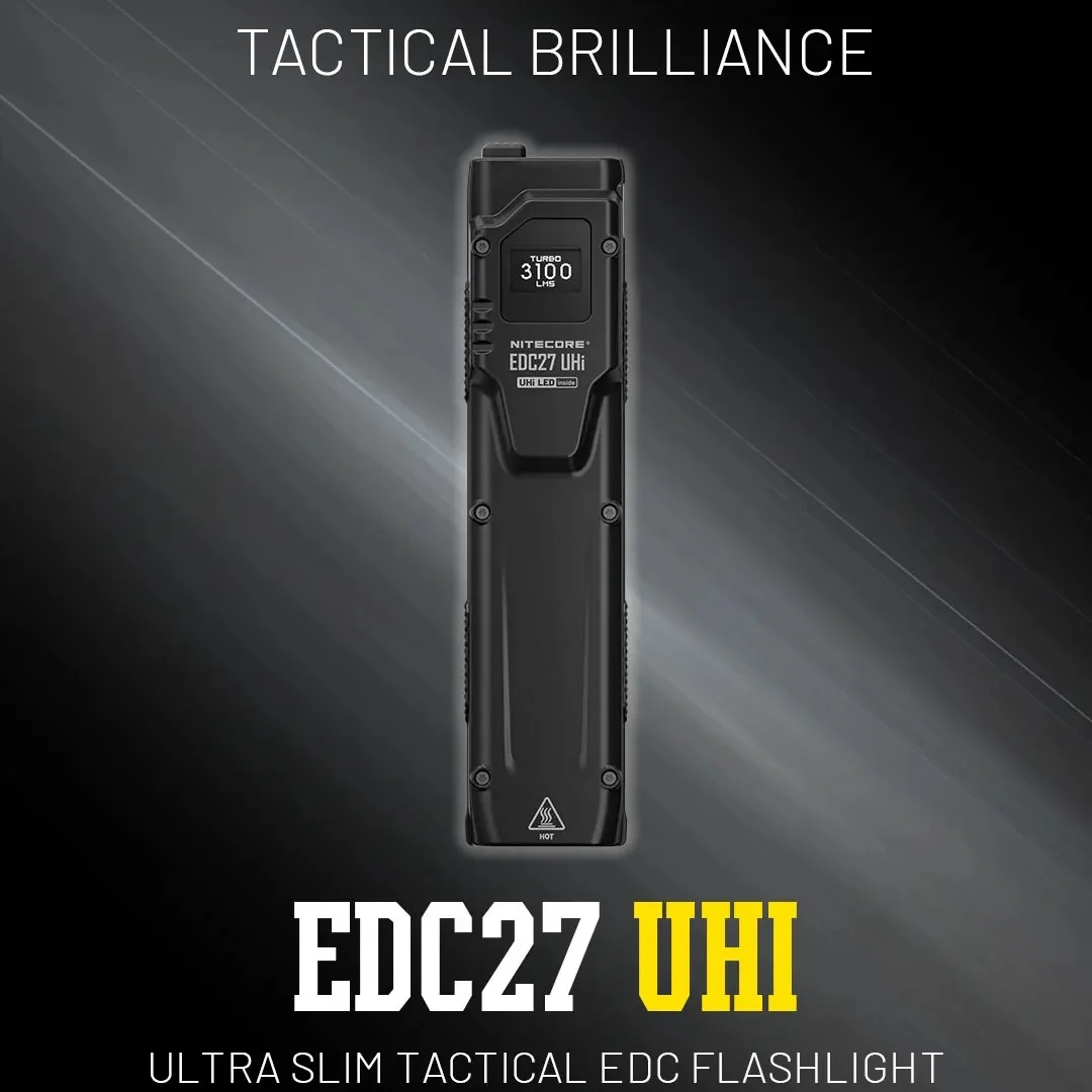 Rechargeable Ultra Slim Tactical Flashlight for Camping Daily Use