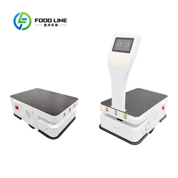 Consegna intelligente Robot logistico Trasporto di materiali di fabbrica Veicolo mobile autonomo Amr con display digitale