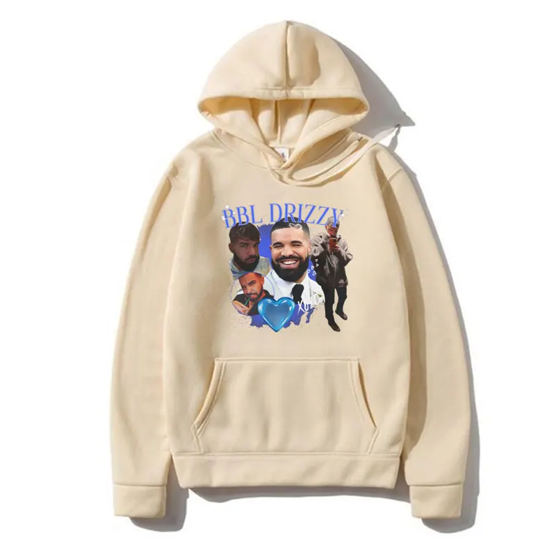 Funny Drake Print Hoodies Male Rapper Fashion Sweatshirt Men Women Clothes Long-sleeved Pullover Oversized Streetwear Hoodies