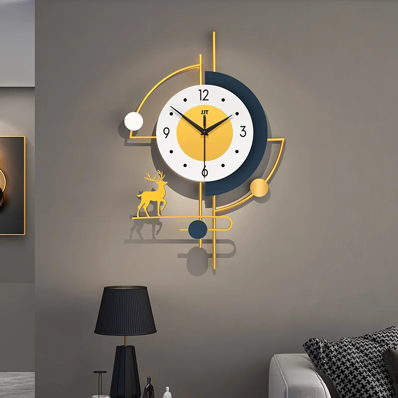 

Clock Hanging Clock Room Modern Simple Nordic Light Luxury Decoration Wall Clock Creative Home Fashion Art Hanging Wall