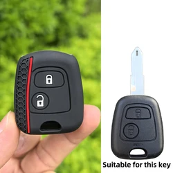 Premium Silicone Car Key Protector Cover Case (Black)