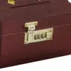 Vintage Style Wooden Box Piggy Bank Organizer Password Lock Collection Treasure Chest Treasure Box for Kids Gifts Souvenir 6