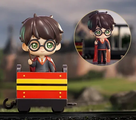 POP MART Harry Potter Heading to Hogwarts Series Anime Action Figure Guess Bag Ornament Figurines Home Decor Desktop Dolls Model