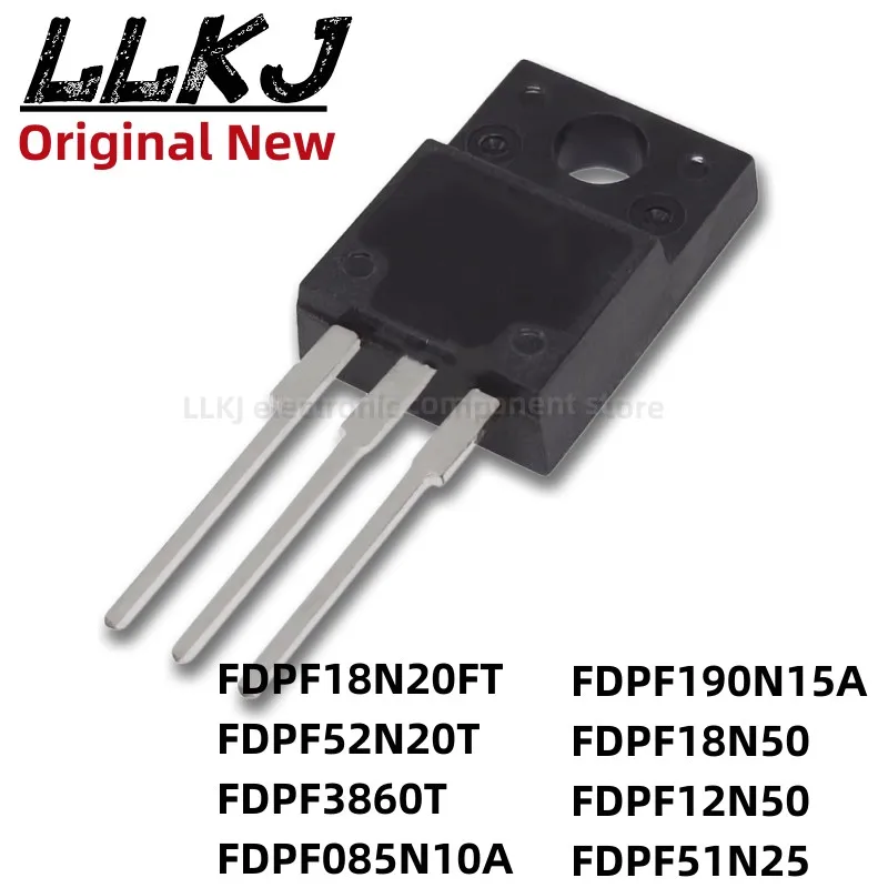 5 Pezzi FDPF5N50UT - Transistor MOSFET | Componenti Elettronici Originali | Icexpert-Inventory - 2