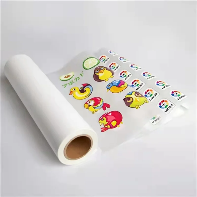 고품질 60cm 75u 열전달 dtf 필름 롤, 단일 및 양면 무광택 표면