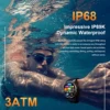 2025 New Outdoor Military Smart Watch Men GPS Trackr IP68 Waterproof 500mAH Health Monitor Bluetooth call Sports Laser Bracelet 4