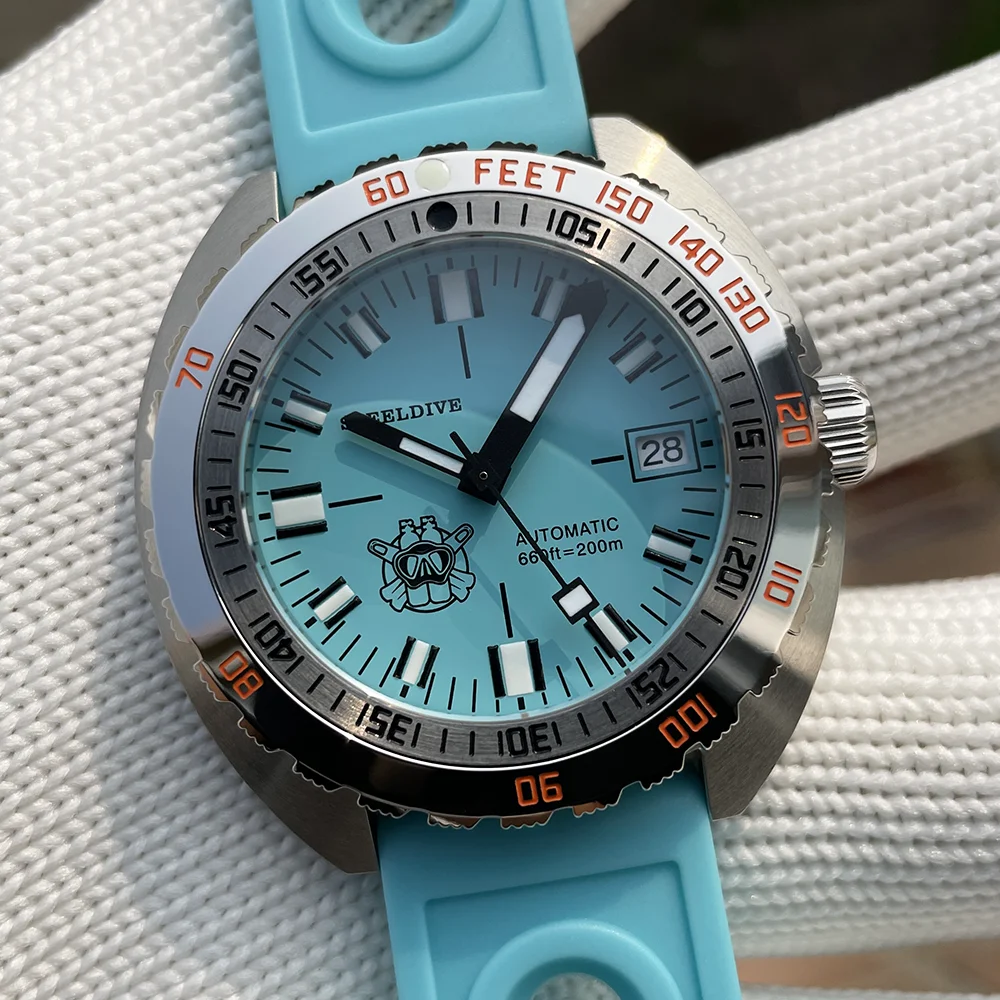 STEELDIVESD1967LuxuryMechanicalDiveWatchSapphireMirrorSwiss