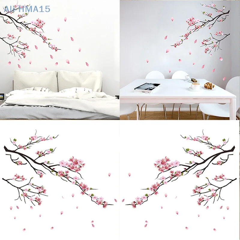 

Watercolor Cherry Blossom Children's Wall Stickers Paste Home Decoration