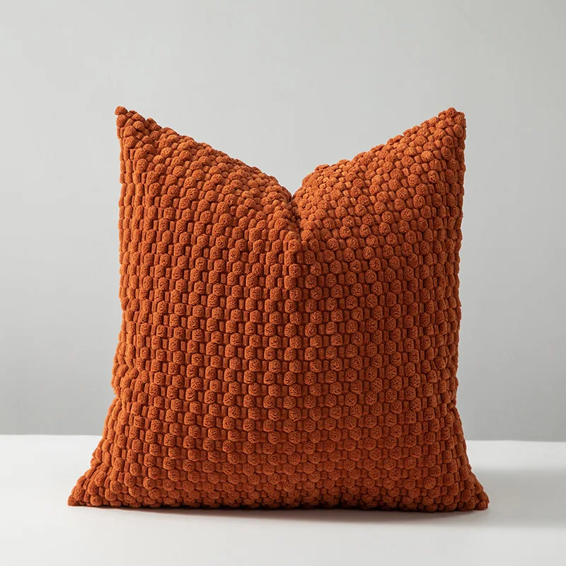 1PC Soft Corduroy Boho Striped Decorative Throw Pillow Cover