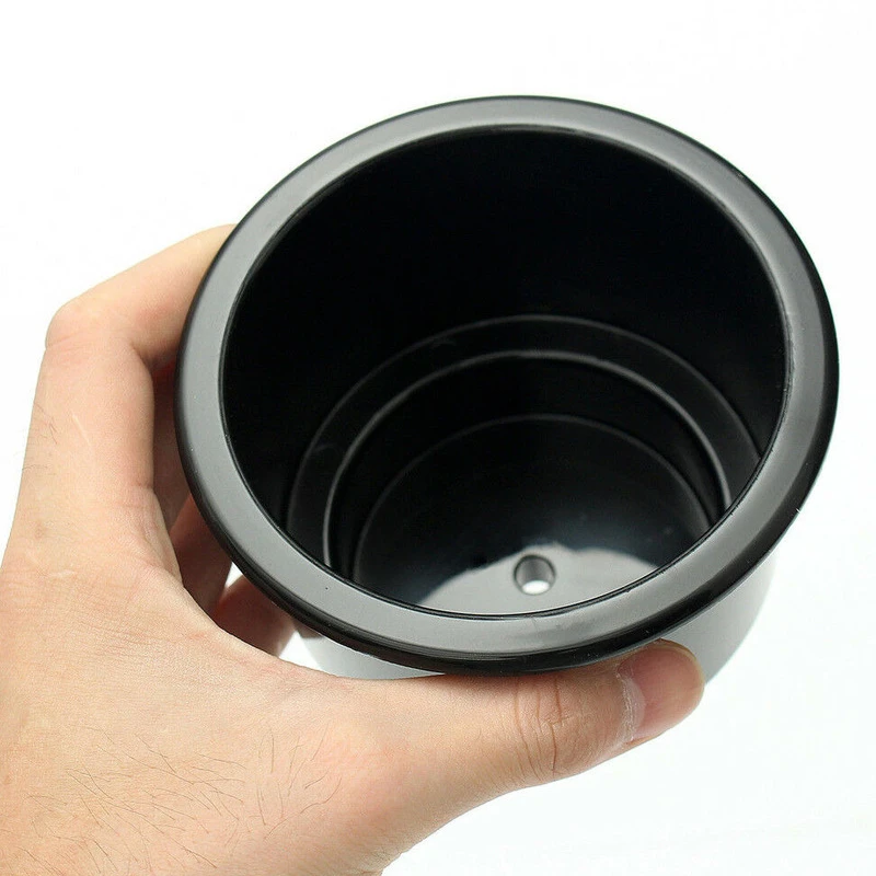 

Universal Marine Boat RV Car Cup Drink Can Holder ABS Plastic Truck Yacht Bottle Insert Black Creative Durable Interior Parts