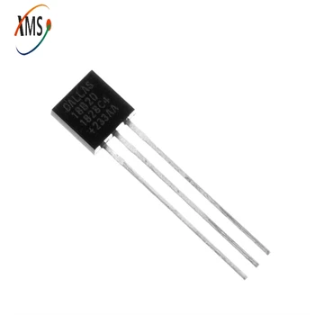 10 pz/lotto Sensore chip Elettronico DS18B20 TO-92 18B20 chip Sensore di Temperatura IC 18b20 fai da te elettronico