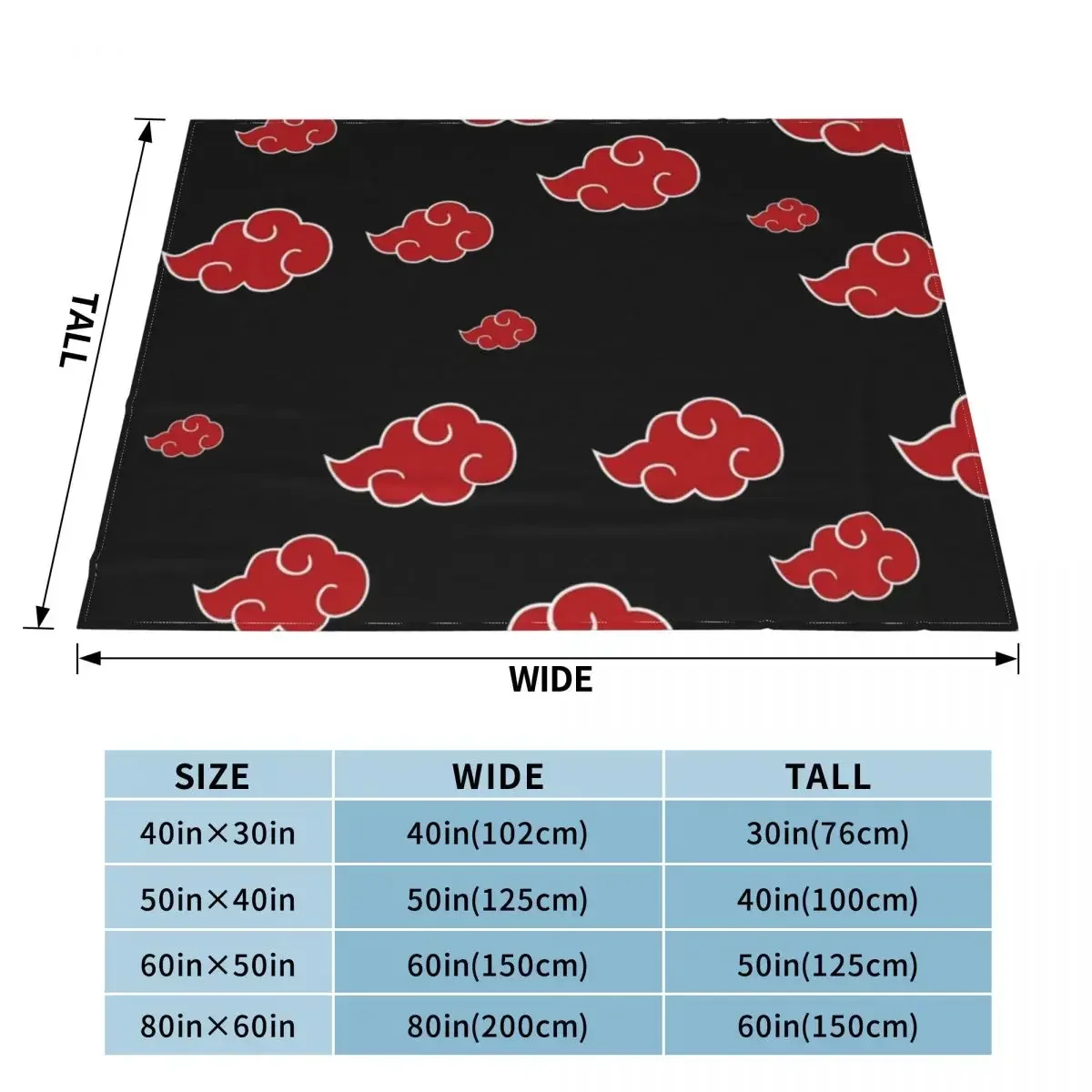 Black and Red Cloud Throw Blanket Decorative Bed Blankets Sofa Blanket Luxury Thicken Blanket 2