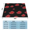 Black and Red Cloud Throw Blanket Decorative Bed Blankets Sofa Blanket Luxury Thicken Blanket 2