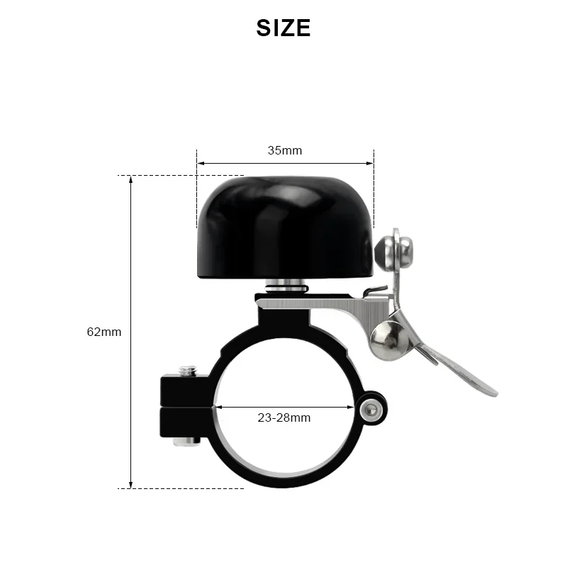 Bicycle Bell Clear Loud Sound Retro Classical Steel Copper MTB Mountain Bike Handlebar Ring Horn Safety Cycling Warning Alarm