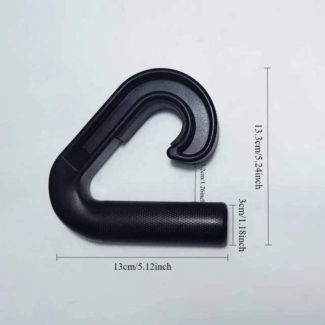 Pull Up Hand Grip Ergonomic Hook Type Fitness Handle Gym Deadlift Pull Down Grips Versatile Weights Roating Exercise Equipment 6
