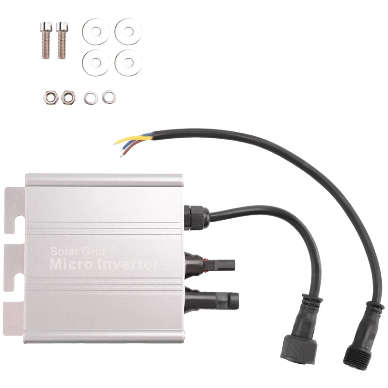 

Mini Solar Inverter 120W DC 18-50V To AC 110/220V Mini On Grid Inverter For Home MPPT Solar