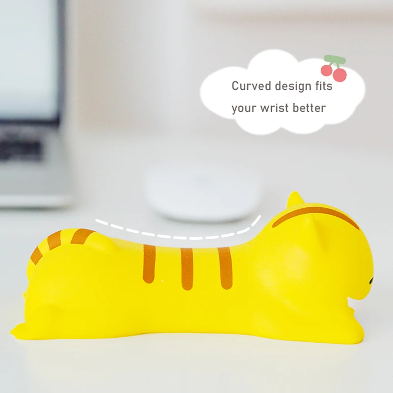 Bonito Apoio de Descanso de Pulso para Mouse Pad Computador Portátil Braço Resto para Mesa Ergonômico Kawaii Lento Subindo Brinquedos Mole Novo - Imagem 2