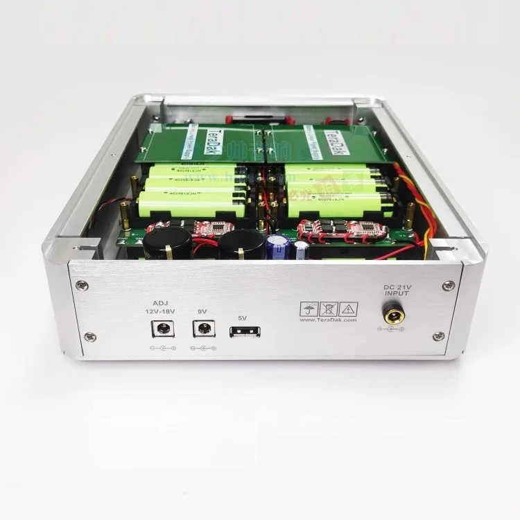 

TeraDak TP-18650 Battery Low Noise Linear Power Supply USB Digital Interface 20400Mah Large Capacity