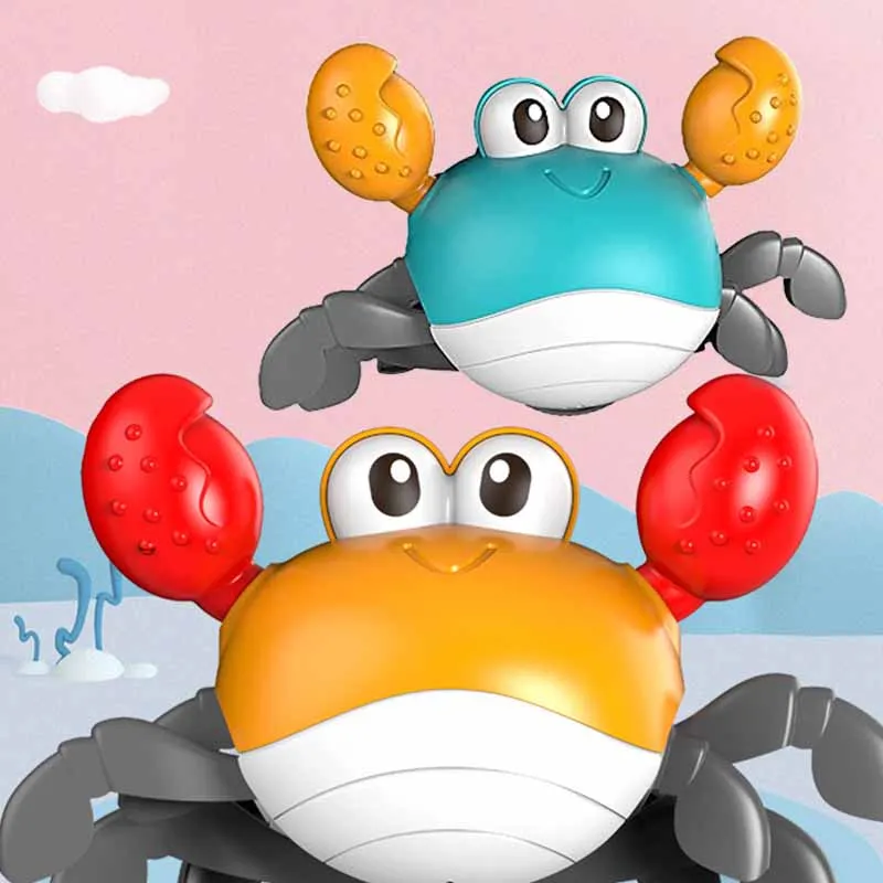 

Crab Bath Toy Crab Tub Toy Pull Go Crawling Toy Toddler Interactive Learning Development Interactive Birthday Gift Pool Toy