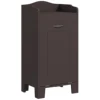 Homcom 31" Tilt Out Laundry Hamper, Free Standing Home Organizer Hamper, Bathroom Storage Cabinet, Coffee 1