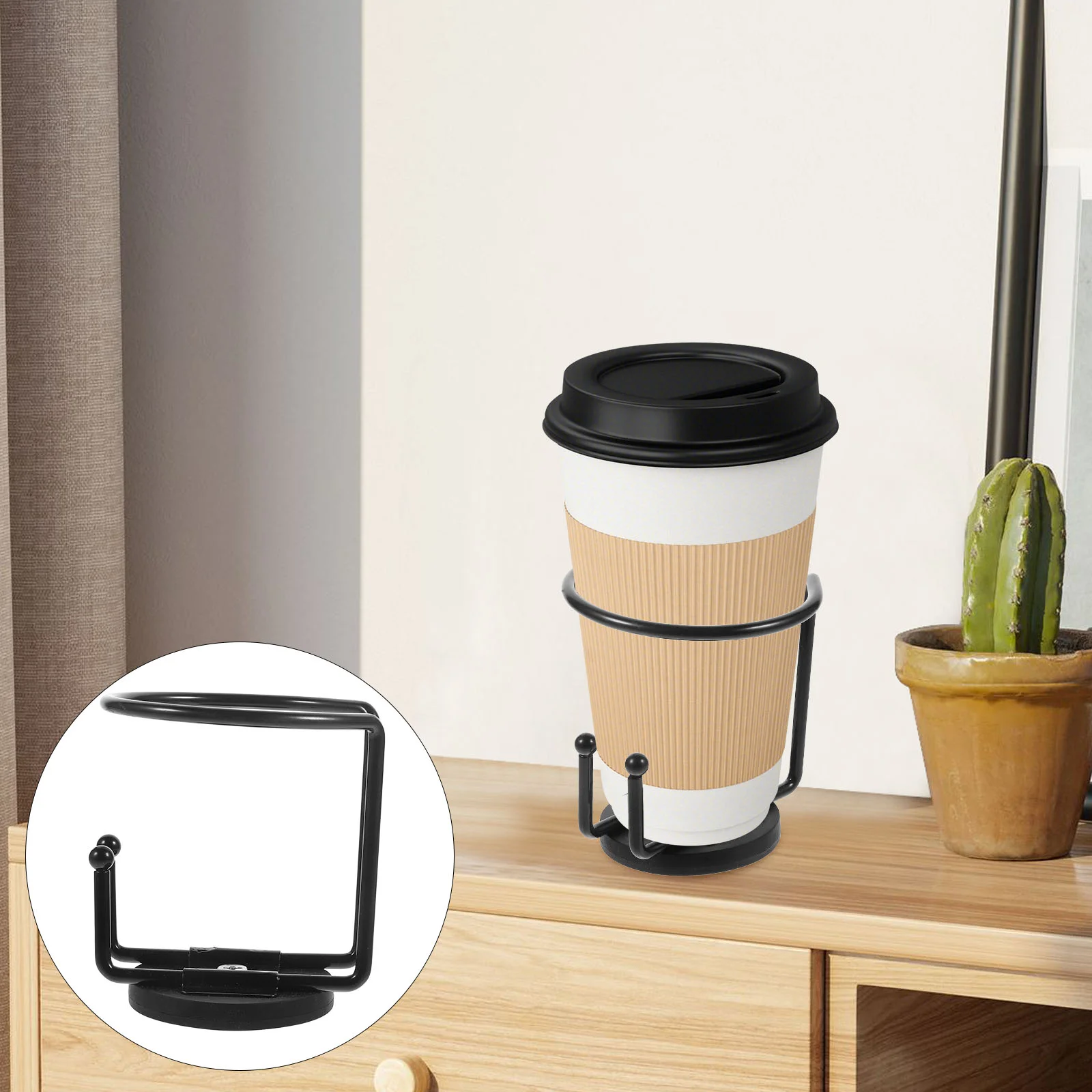 

Cup Holder Car Cupholder Rv Trailer Magnetic for Motorcycle Universal Bottle Storage Iron Drink