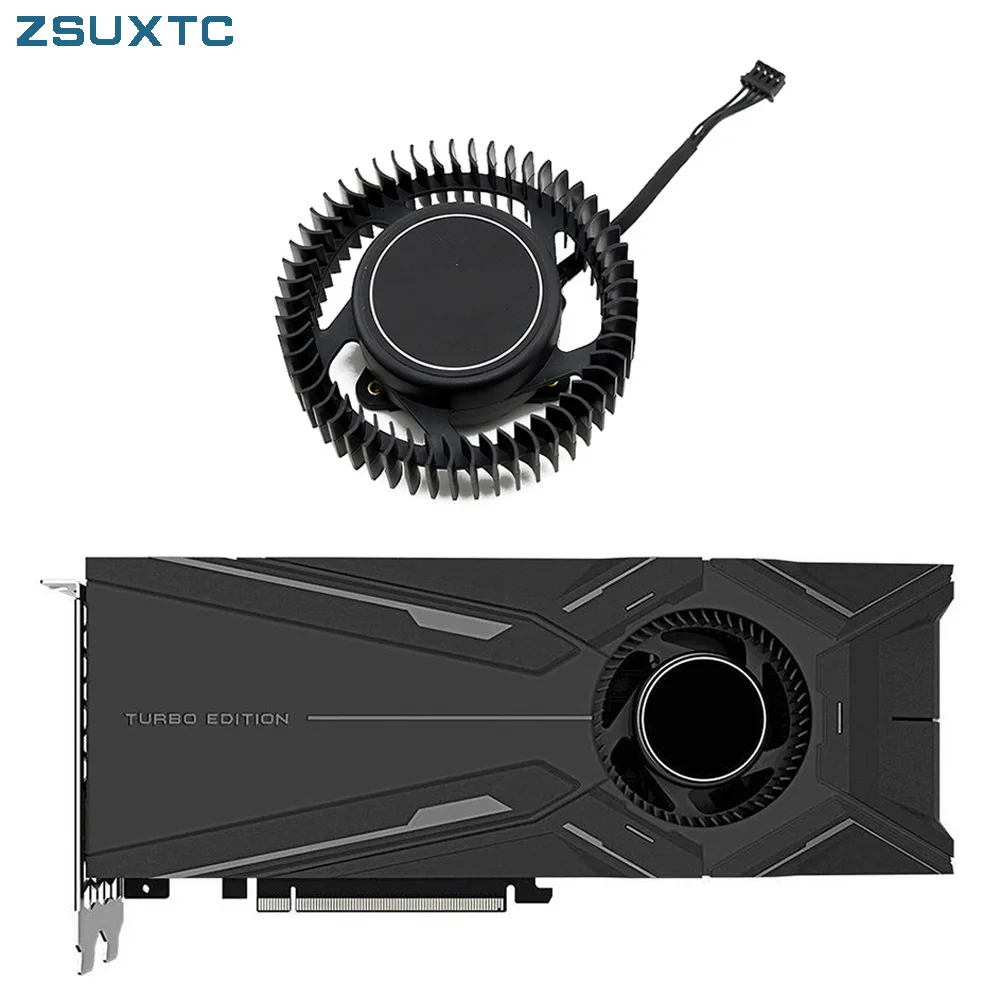 Muslimate Dc12V 1.20A 4Pin Gtx 1080 1080Ti Rtx2080 Super Per Gigabyte Rtx 2080 2080Ti Turbo Ventola Di Raffreddamento Della Scheda Grafica