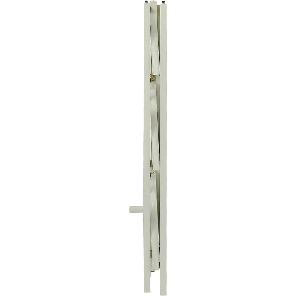 White 4-Shelf Corner Folding Bookcase Space Saving Solid Wood Storage Unit Home Office Kids Room 5