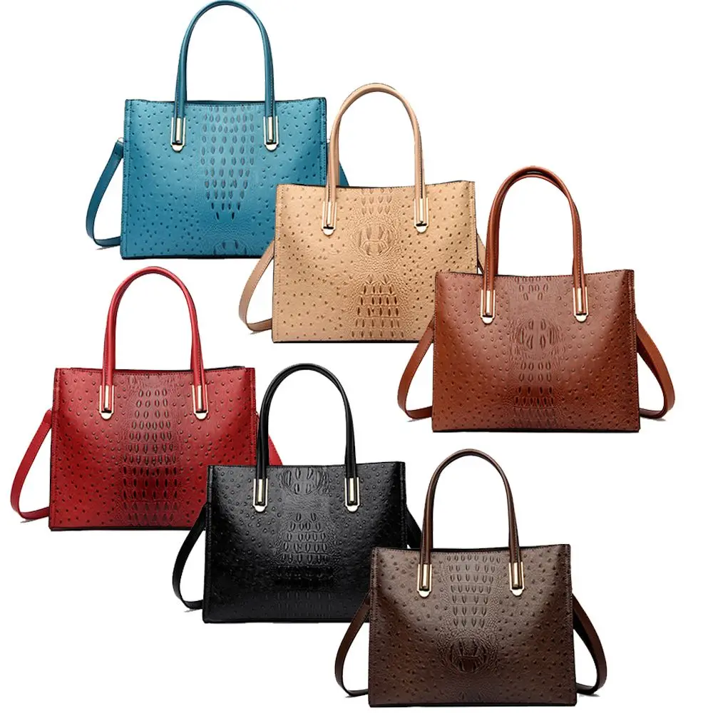 

2022 New Brand Creative Luxury Lady Crocodile Pattern Handbags , Women Tote Bags , Pu Crossbody Shopping for Mother Present