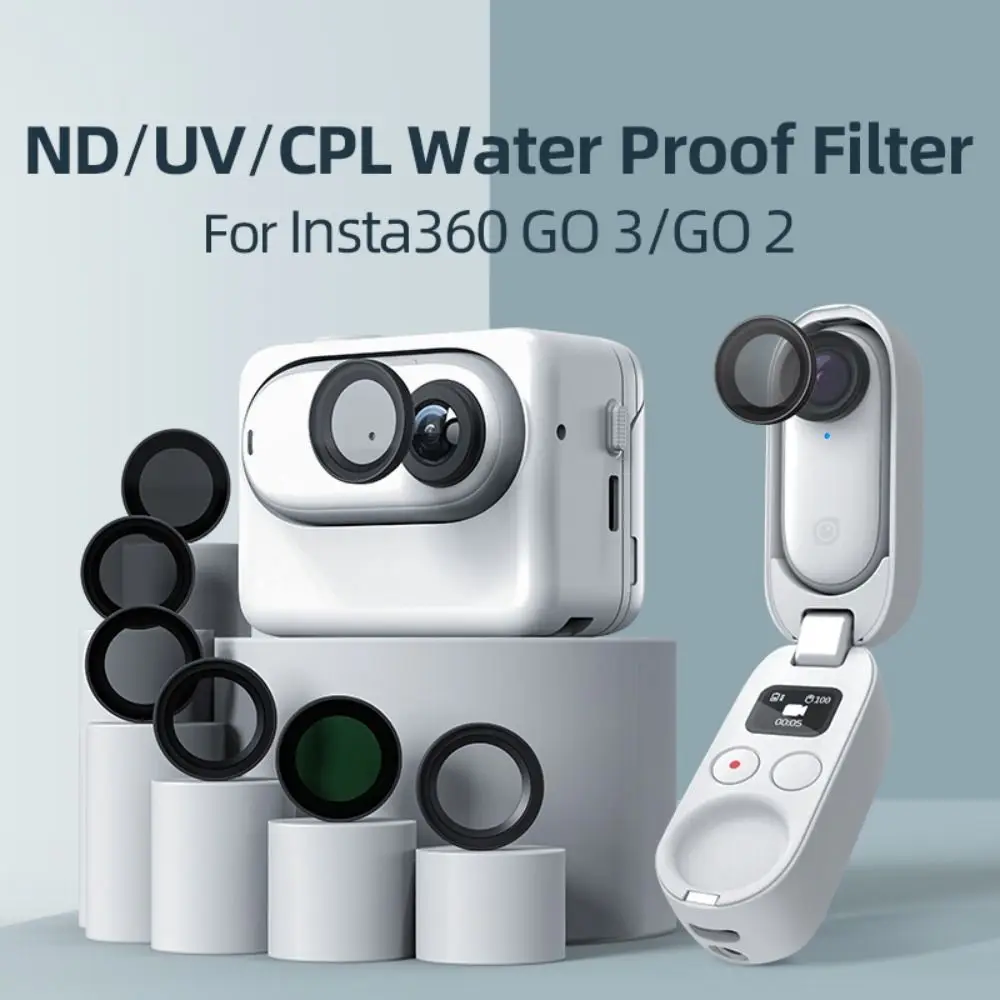 액션 스포츠 카메라 렌즈 필터, Insta360 Go 2 GO 3, ND8, ND16, ND32, UV CPL 필터, Instal 360 GO2 GO3 용 액세서리