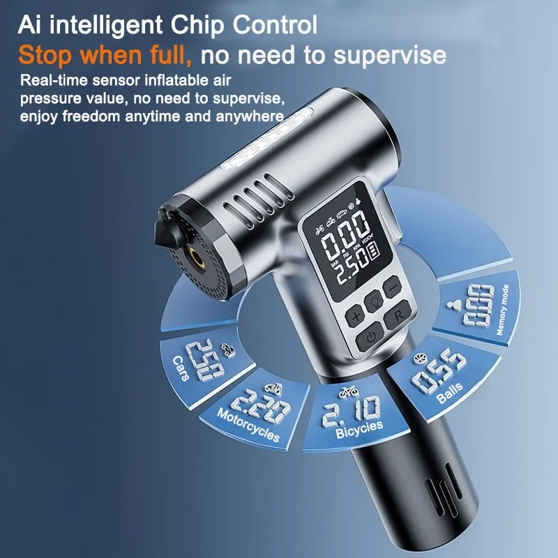 2-in-1 ���� ���� ���� �������� ���� (������ġ ����) �޴�� ���� 150PSI Ÿ�̾� ���� ���Ա� LED ����Ʈ ������Ʈ Ŀ��