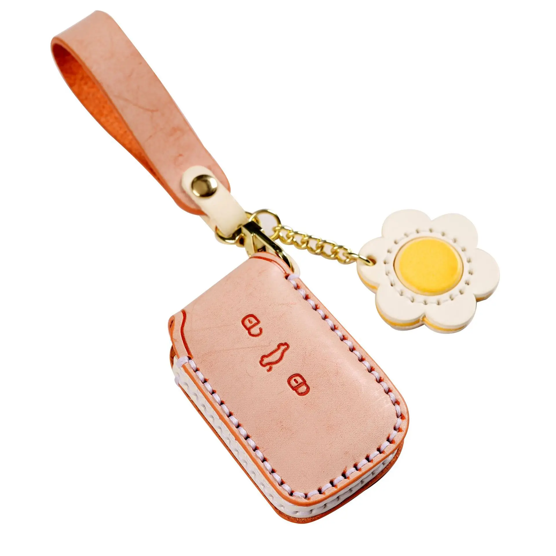 

Кожаный чехол для автомобильного ключа, чехол для Volkswagen Passat B8 Vw Magotan Golf 7 MK7 Tiguan Touareg для Skoda Octavia Shell