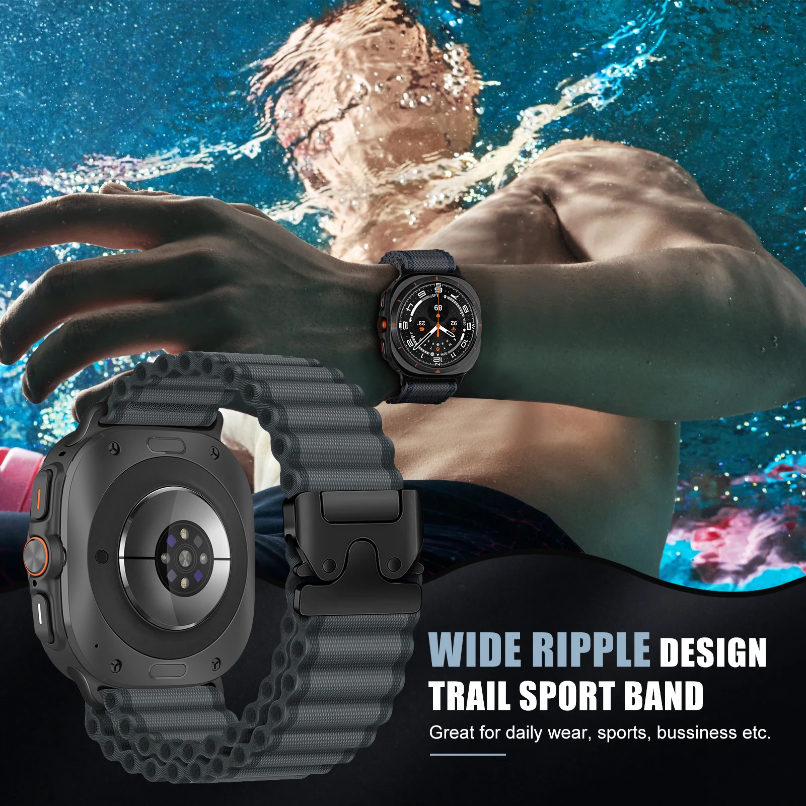 Parachute Trail Nylon Ocean Bracelet