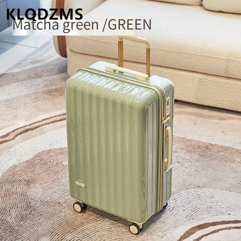 

KLQDZMS Cabin Luggage 28"30 Inch Large Capacity Trolley Case 20 "PC Boarding Box 22"24"26 Silent Universal Wheel Suitcase