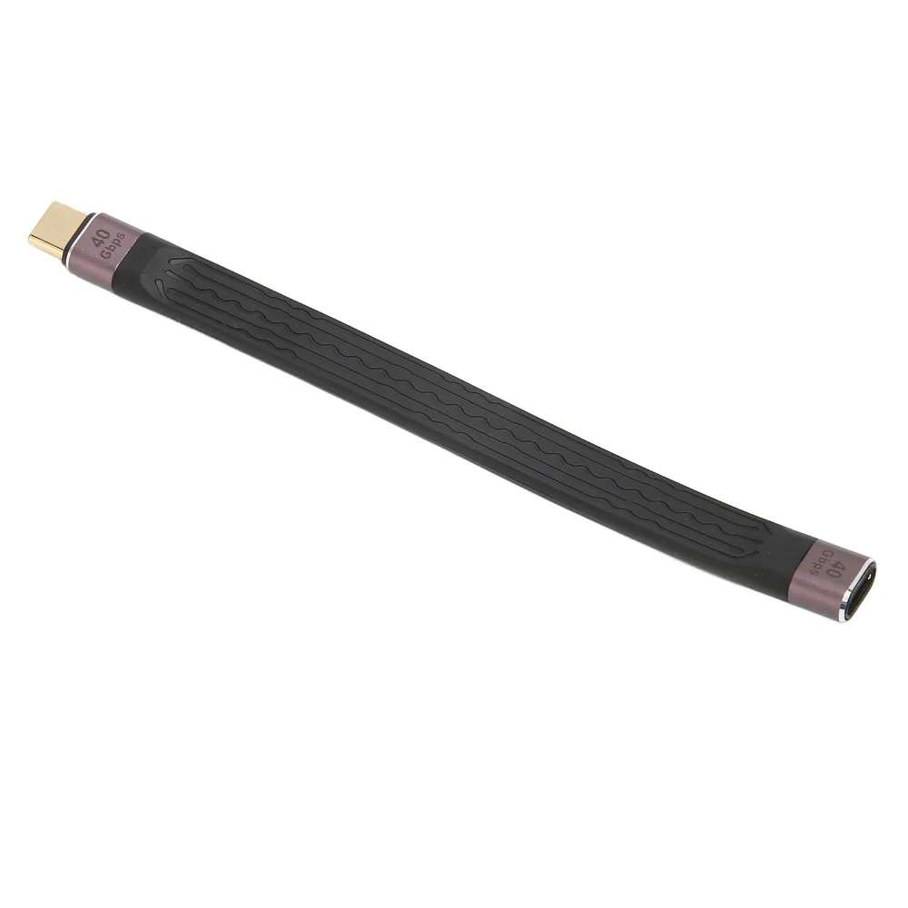 Ultra-Fast 8K USB-C Short Cable - 100W Power Delivery & High-Speed Data Transfer