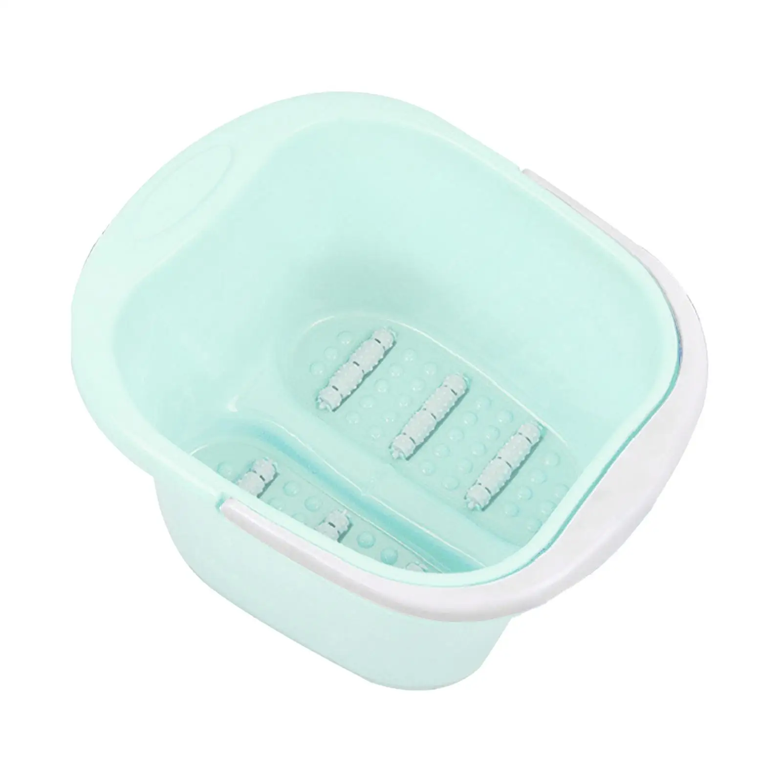 Foot Bath Basin for Pedicure and Massage with Massaging Rollers Foot SPA Massager Tub Soaker Tub Bath Soak Bucket