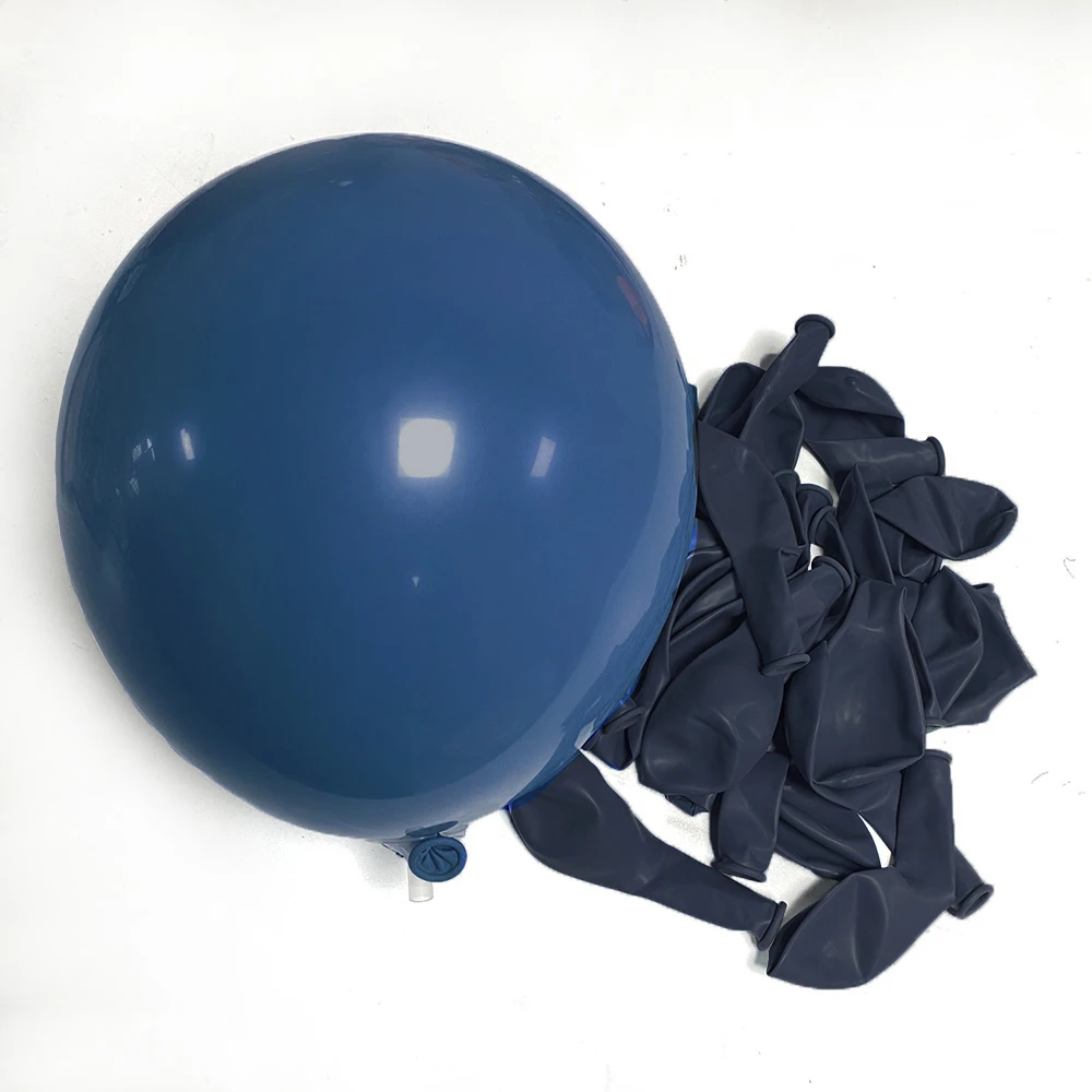 Elegant Dusty Blue Balloons for Birthday and Baby Shower Decor