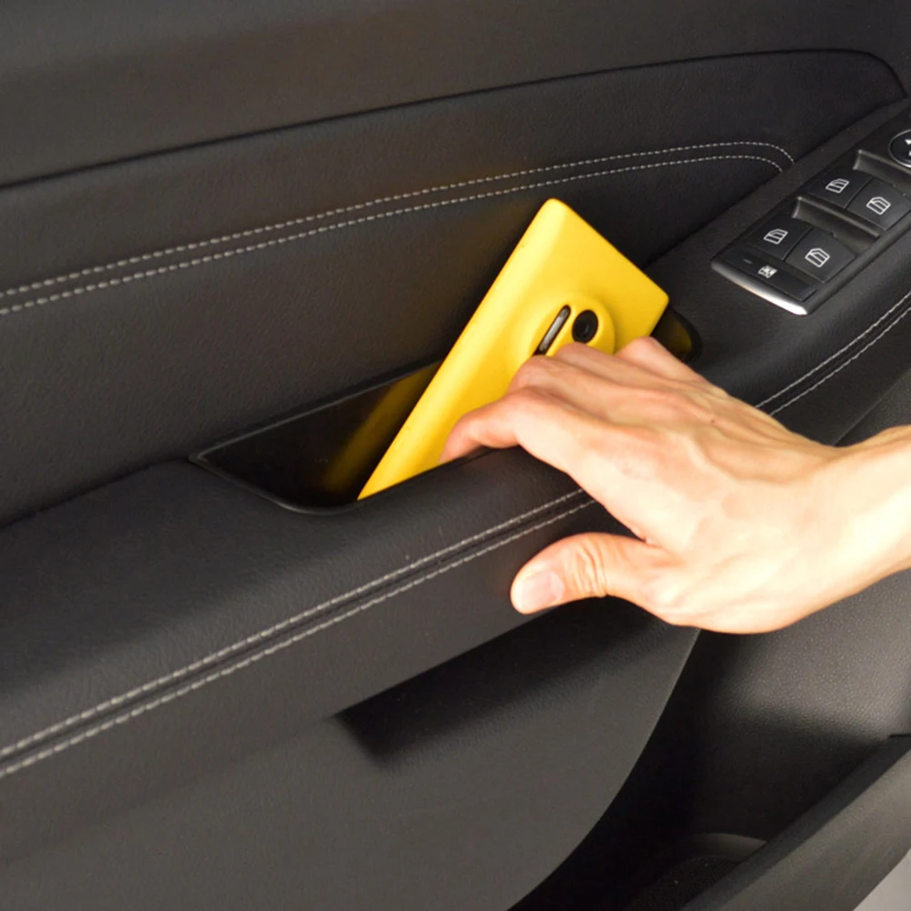 Car Armrest Box For Mercedes-Benz GL/GLS-Class X166 ML/GLE-Class W166 2012-Door Storage Box Phone Holder Armrest Handle Pocket
