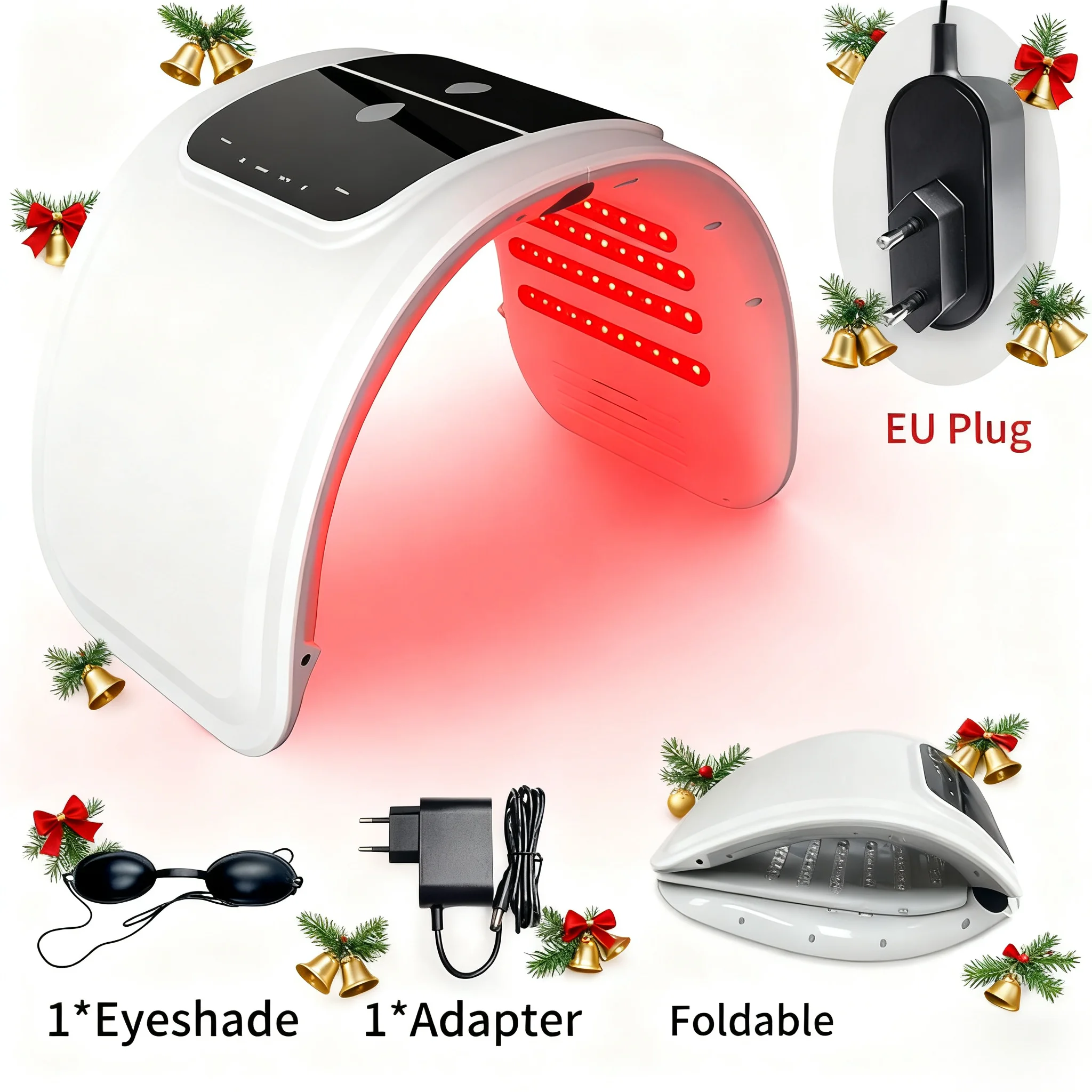 7 ألوان LED آلة الفوتون مع نانو رذاذ الجلد ترطيب ا...