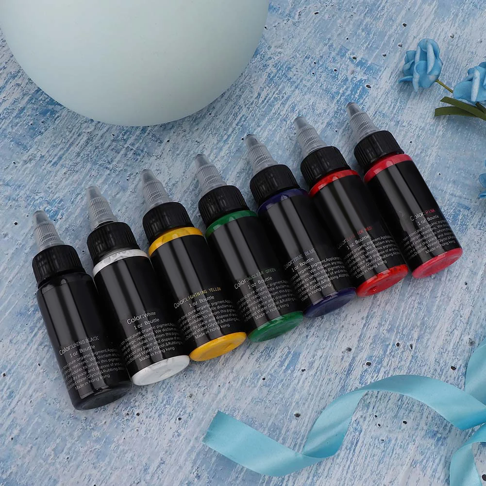 30ml/Bottle Professional Natural Plant Extract Semi-Permanent Tattoo Microblading Pigment Ink Long Lasting Tattoo Accessory Tool