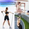 9 PCS Baseball Training Resistance Bands Set, Latex Tube Bands with Interchangeable Grips Enhance Arm Strength & Pitching 3