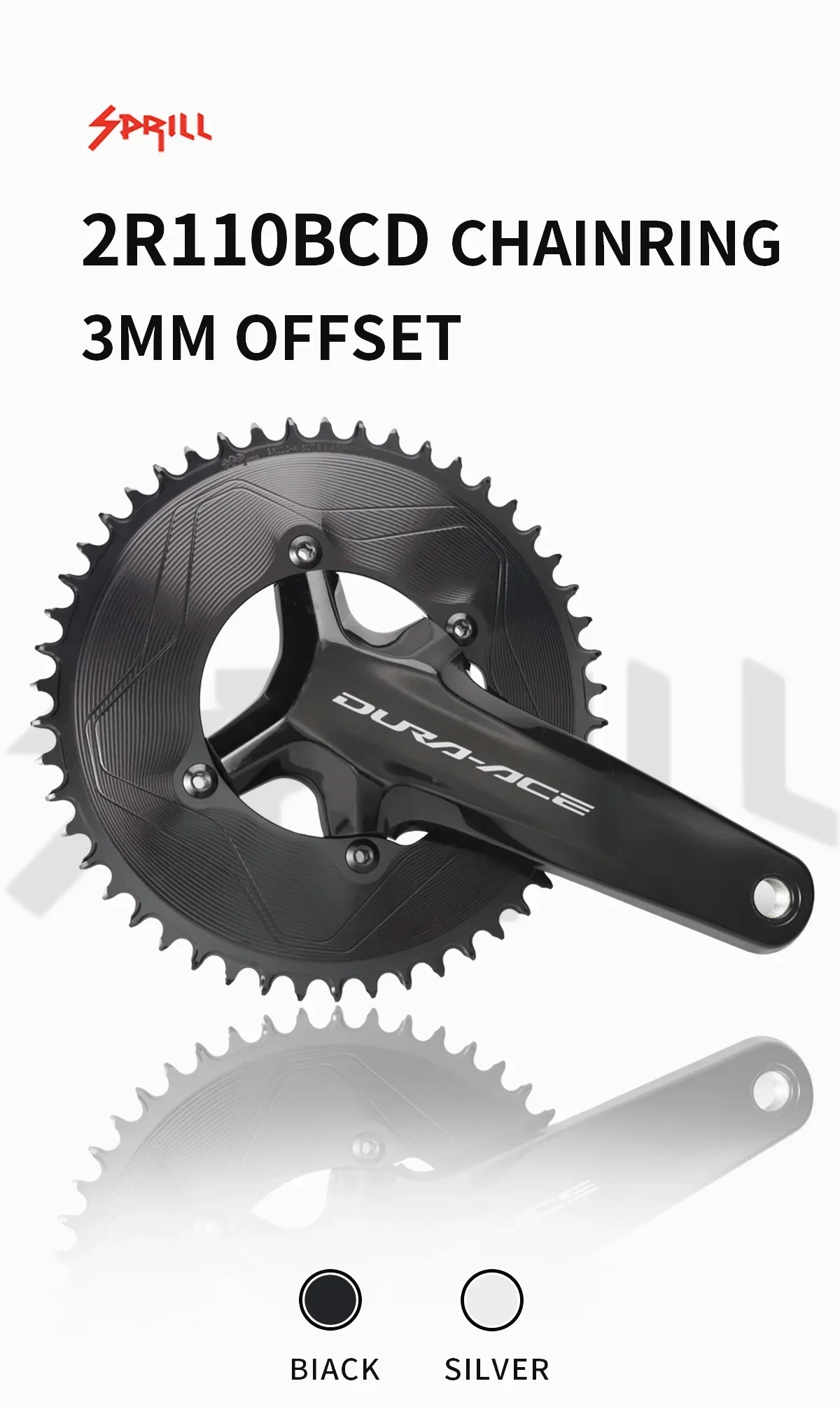 pass quest 56t r8100用　ナローワイド　チェーンリング pass quest 56t r8100用ナローワイド