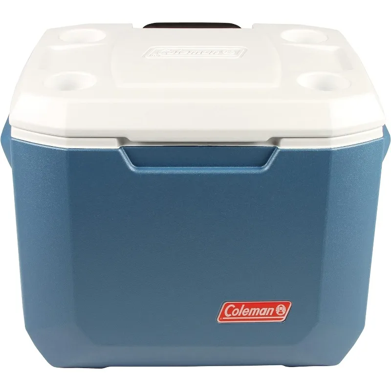 

Portable Rolling Cooler, 50 Quart Xtreme 5 Day Cooler with Wheels, Wheeled Hard Cooler Keeps Ice Up to 5 Days