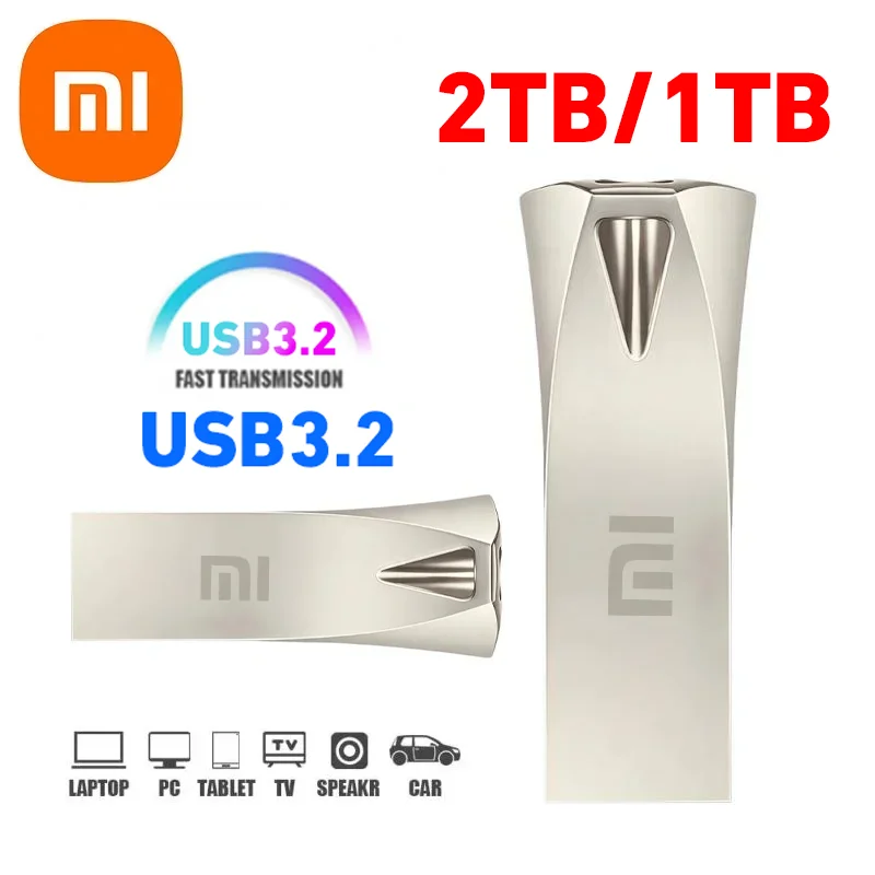 

Оригинальный USB-флеш-накопитель Xiaomi, USB 3,2, высокоскоростной флеш-накопитель USB Type-C объемом 1 ТБ, металлический водонепроницаемый для устройств хранения компьютеров