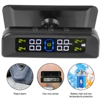 Solar TPMS Automobile Tyre Pressure Monitoring System 4 TPMS Sensors Automatic Digital Car Tire Tester Automotive Accessories - Image 3