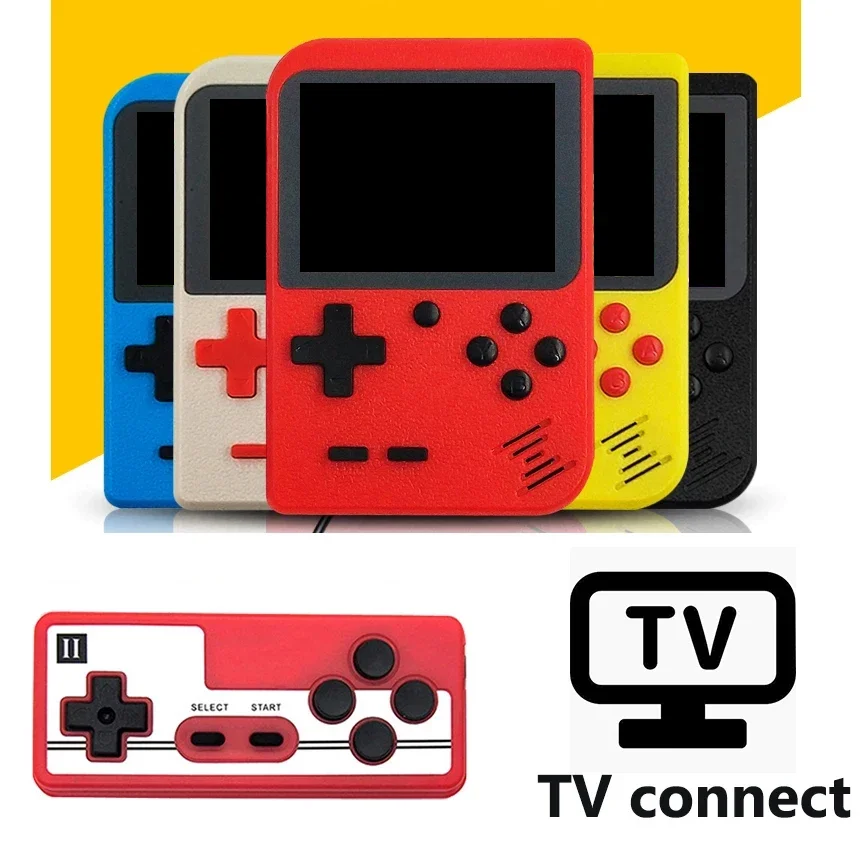 2024 Nuova Console Video Portatile Retrò Gioco Portatile Advance Players Built-In 400 Giochi Console Di Gioco Da 2.4 Pollici Double Play Gifts