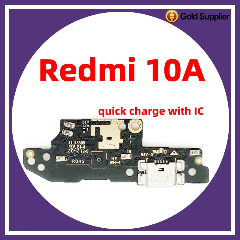 

Для xiaomi redmi 10A док-разъем USB зарядное устройство порт зарядного устройства гибкий кабель платы Замена